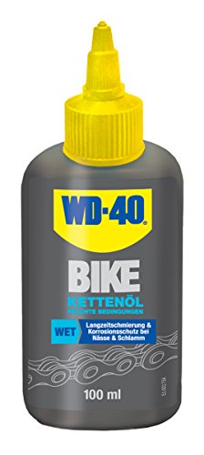 WD-40 Bike Kettenöl Feuchte Bedingungen 100 ml, transparent, 49687