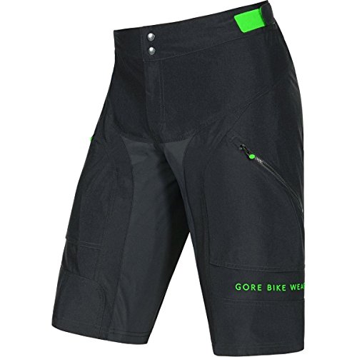 GORE BIKE WEAR Herren Mountainbike-Shorts, Knielang, GORE Selected Fabrics, POWER-TRAIL Shorts, Größe: S, Schwarz, TPOTRO