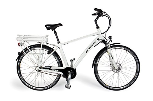 Provelo Herren E-Bike Elektrofahrrad / Fahrrad / Stadtrad, weiß, 7 Gang Nabenschaltung, Reifengröße: 71,1 cm (28 Zoll)