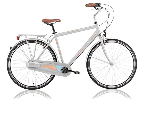 28 Zoll Herrenfahrrad Cityfahrrad City Fahrrad Bike Rad 3 GANG NEXUS Nabenschaltung EUROPA SILBER