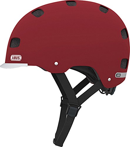 Abus Erwachsene Fahrradhelm Scraper v.2, marsala red, 52-58 cm, 12748-9