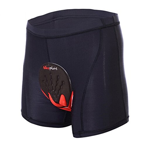 ALLY Fahrradhose mit 3D COOLMAX Sitzpolster Herren Radfahren Fahrrad Unterwäsche Shorts (XL)