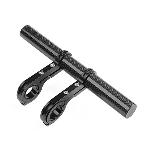 Hunpta Fahrrad Taschenlampe Halter Lenker Fahrrad Zubehör Extender Halterung (Schwarz)