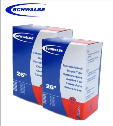 Schwalbe SV13 01150102C chambres à air à Valve Presta 26 cm (lot de 2)