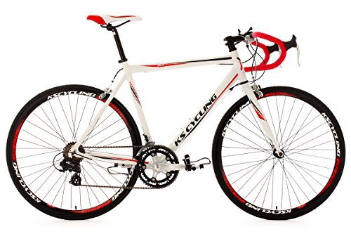 KS Cycling Fahrrad Rennrad Alu Euphoria RH 62 cm, Weiß, 28, 333B