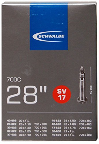 Schwalbe Fahrradschlauch SV17 28/47-622/635 EK 40 mm, 10429343V