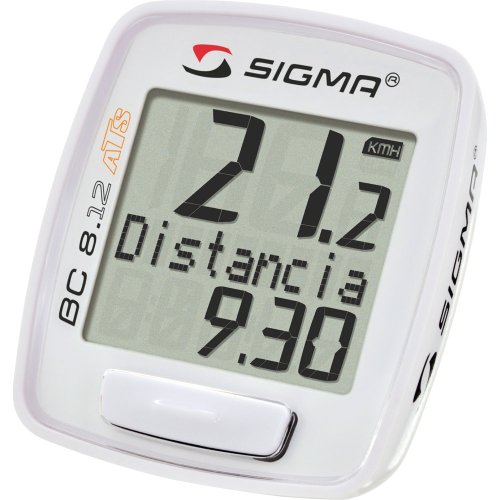 Sigma Sport Fahrradcomputer BC 8.12 ATS, White, 08130