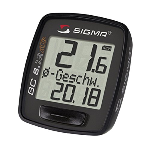 Sigma Fahrradcomputer BC 8.12 ATS, Black, 08124