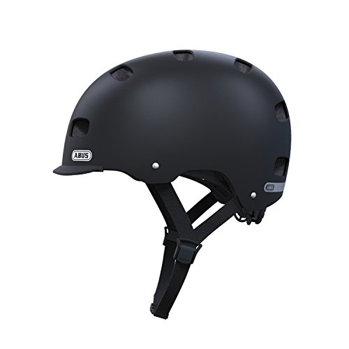 Abus Fahrradhelm Scraper V.2, Schwarz (velvet black),52-58 cm (Herstellergröße: M)