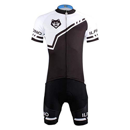 Detectoy Mode Wolf Print Kurzarm Radtrikot Trägerhose Kits Rennrad Männer Kleidung Uniformen Shirt Brace Straps Strumpfhosen Set