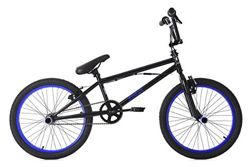 KS Cycling BMX Freestyle 20'' Yakuza Fahrrad, schwarz-Blau