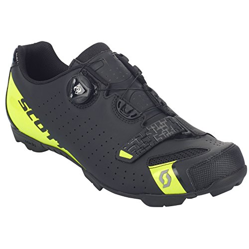 Scott MTB Comp Boa Fahrrad Schuhe schwarz/gelb 2018: Größe: 42