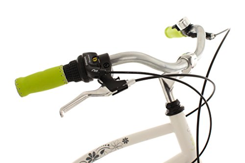 KS Cycling Damen Fahrrad Beachcruiser Bellefleur, weiß