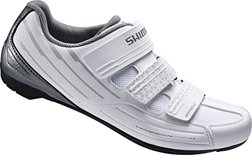 Shimano Damen Fahrradschuhe Rennradschuhe SH-RP2W SPD-SL 3 Klettverschl., Weiß, 38, ESHRP2NG380WW00