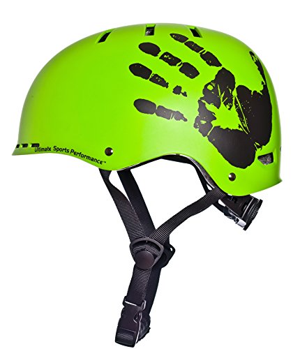 Sport DirectTM BMX-Skate Helm grün 55-58cm CE EN1078:2012+A1:2012