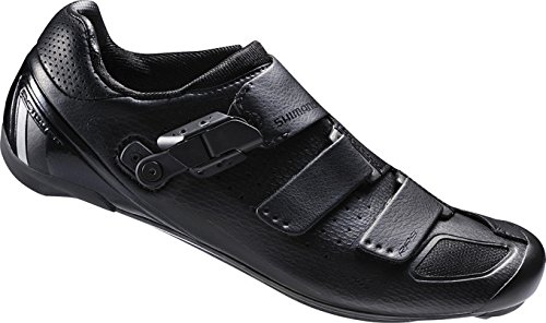 SHIMANO Erwachsene Fahrradschuhe Rennradschuhe SH-RP9L GR. 43 SPD-SL Klett-/Ratschenv. CF, Mehrfarbig