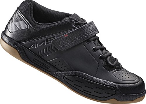 Shimano Fahrradschuhe All Mountainschuhe SH-AM5 GR. 45 SPD Versenkt Schnuerung, Unisex-Erwachsene Radsportschuhe – Mountainbike, Mehrfarbig (Black), 45 EU