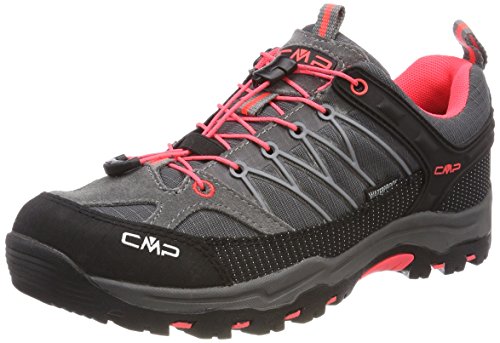 CMP Campagnolo Unisex-Erwachsene Rigel Trekking-& Wanderstiefel, Grau (Grey-Red Fluo), 39 EU