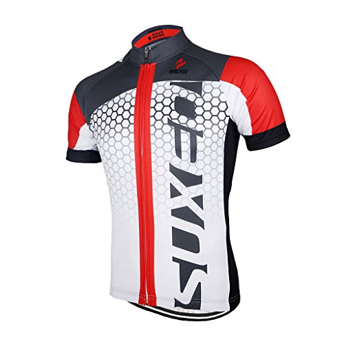 GWELL Männer Fahrradtrikot Set Fahrradbekleidung
