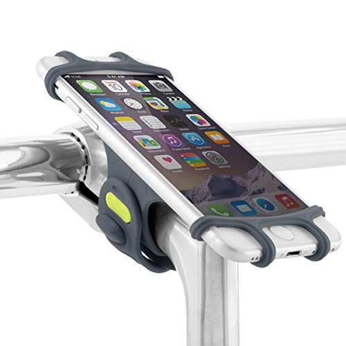 Fahrrad Handyhalterung für den Vorbau, für Smartphones von 4-6 Zoll, Ultra leicht, bricht/rostet Nicht, für Straßen-, Renn- sowie Tourenrad