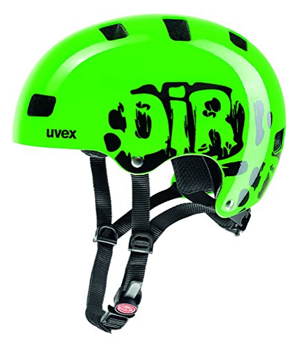 Uvex Kinder kid 3 Fahrradhelm, Grün (Dirtbike Green), 51-55 cm