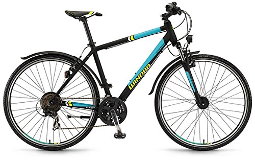 Winora Tonga Herren Crossrad 28' 21-Gang Shimano TX35 , Rahmenhöhen:61;Farben:schwarz/jade matt