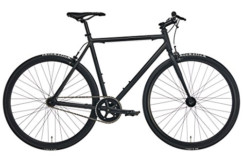 Fixie Urban-Bike Blackheath Black 2018 ist EIN Leichtes City-Rad in Matt-Schwarz | Cooles Fixed-Gear Fahrrad mit 28-Zoll Reifen