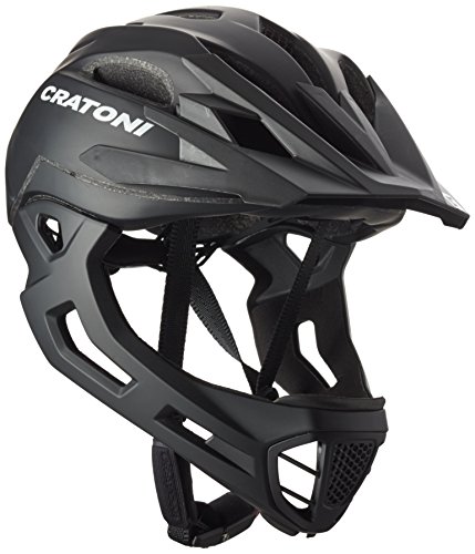 Cratoni Fahrradhelm C-Maniac, Black Matt, 54-58 cm, 112402B2