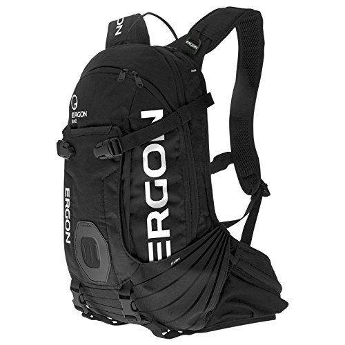 Ergon BA2 All Mountain Fahrrad Rucksack MTB Mountain Bike Anatomisch Verstellbar, 4500084, Farbe Schwarz