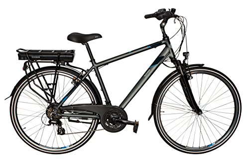 Telefunken E-Bike Herren Elektrofahrrad Alu 28 Zoll mit 21-Gang Shimano Altus Kettenschaltung, Pedelec Trekkingrad mit Hinterrad-Motor 250W 10Ah, 36V Akku, XT468 Expedition