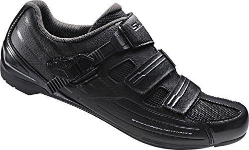 SHIMANO Erwachsene Fahrradschuhe Rennradschuhe SH-RP3L GR. 44 Breit SPD-SL Klett-/Ratschenv, Mehrfarbig