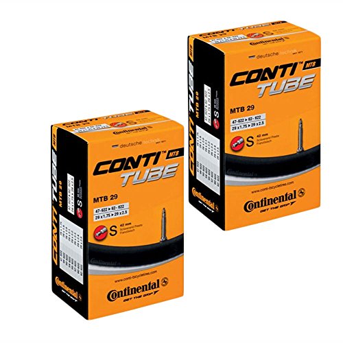 Continental Mountainbike Presta-Ventil für 29-Zoll-MTB-Reifenschläuche, 1,75 bis 2,5, 2 Stück