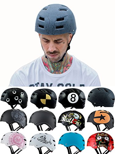 Skullcap® BMX Helm – Skaterhelm – Fahrradhelm – Herren | Damen | Jungs & Kinderhelm Gr. L (58 – 61 cm),