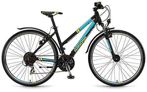 Winora Tonga 28 Zoll Trekkingrad Damen Schwarz/Jade Matt (2016), 41