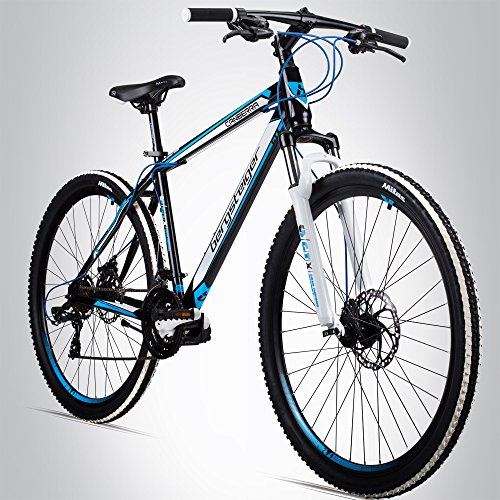 Bergsteiger Canberra 26 Zoll Mountainbike, geeignet ab 160 cm, Scheibenbremsen, Shimano 21 Gang-Schaltung, Gabel-Federung, Jungen-Fahrrad & Herren-Fahrrad